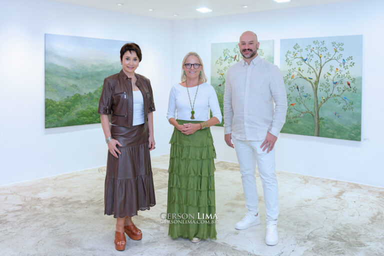 Frans Krajcberg e Lelli De Orleans e Bragança na Galeria Zilda Fraletti